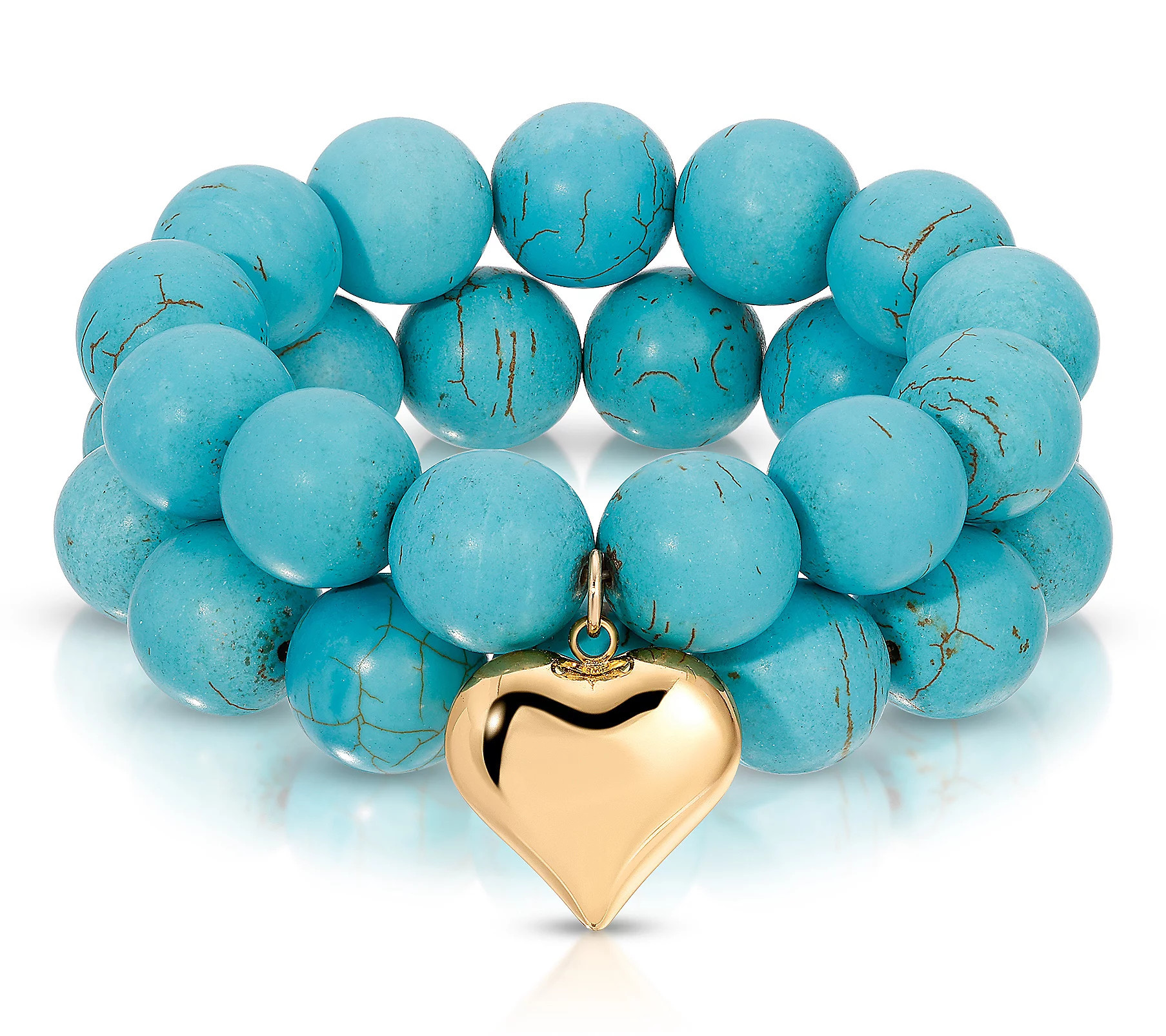 Ettika Luck and Love Turquoise Bracelet Set | QVC