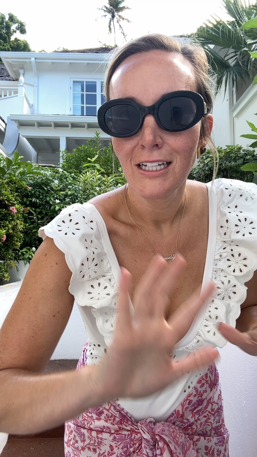 This white swimsuit is so cute for a honeymoon, bachelorette party, vacation etc. I am wearing the large and it’s a bit big. I would prefer the medium. Take your normal street size in this one.

#LTKSwim #LTKMidsize #LTKFindsUnder100