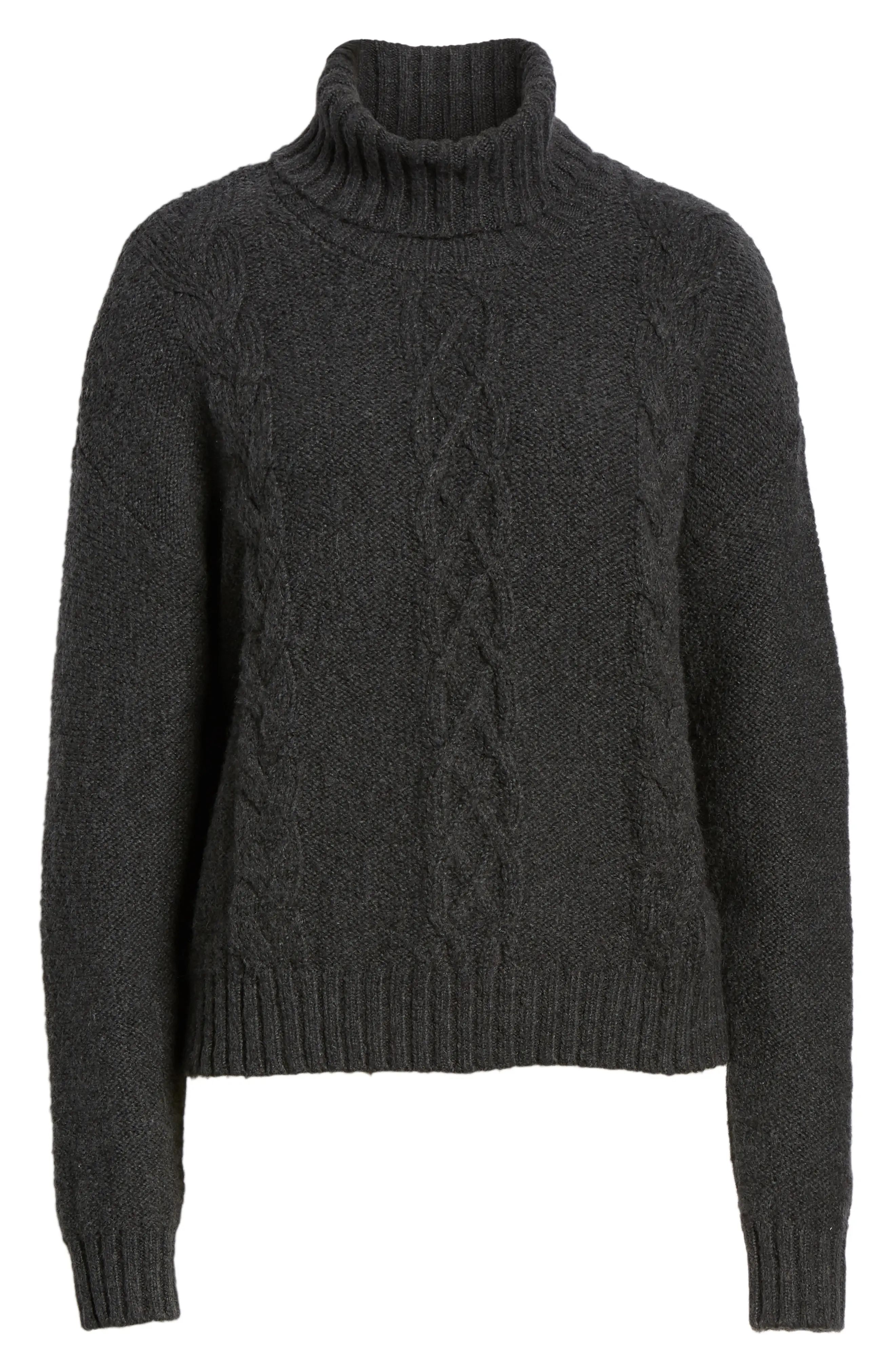 Cozy Cable Knit Turtleneck Sweater | Nordstrom