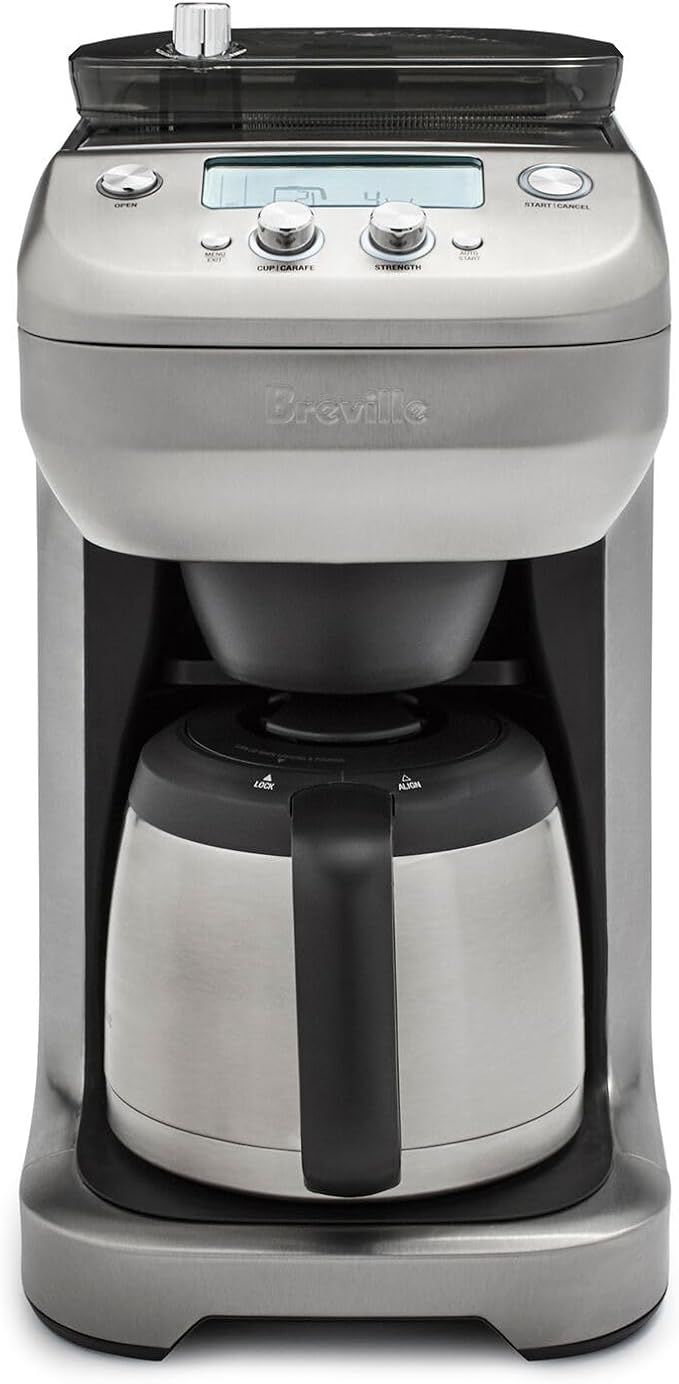 Breville Grind Control Coffee Maker, 60 ounces, Brushed Stainless Steel, BDC650BSS,Silver | Amazon (US)