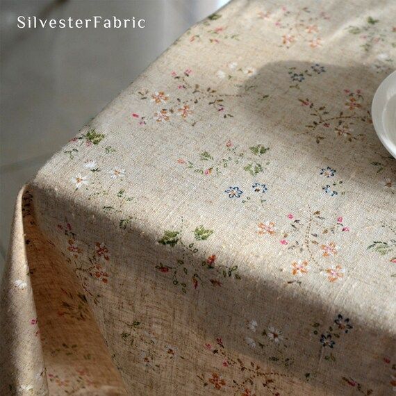French Style Flowers Rectangular Tablecloth High Quality Soft | Etsy Portugal | Etsy (EU)
