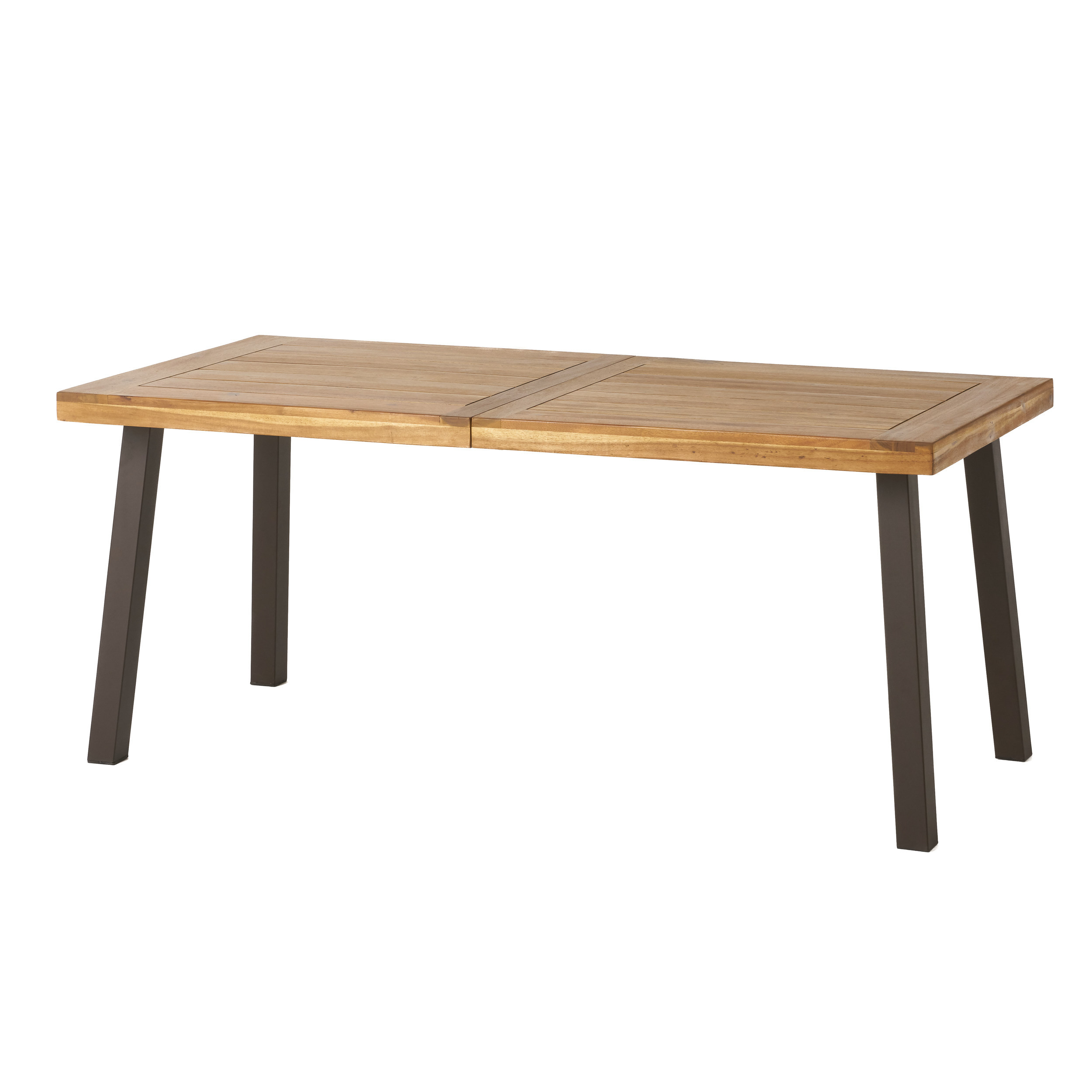 Noble House Gabrielle Natural Stained Acacia Wood Dining Table - Walmart.com | Walmart (US)