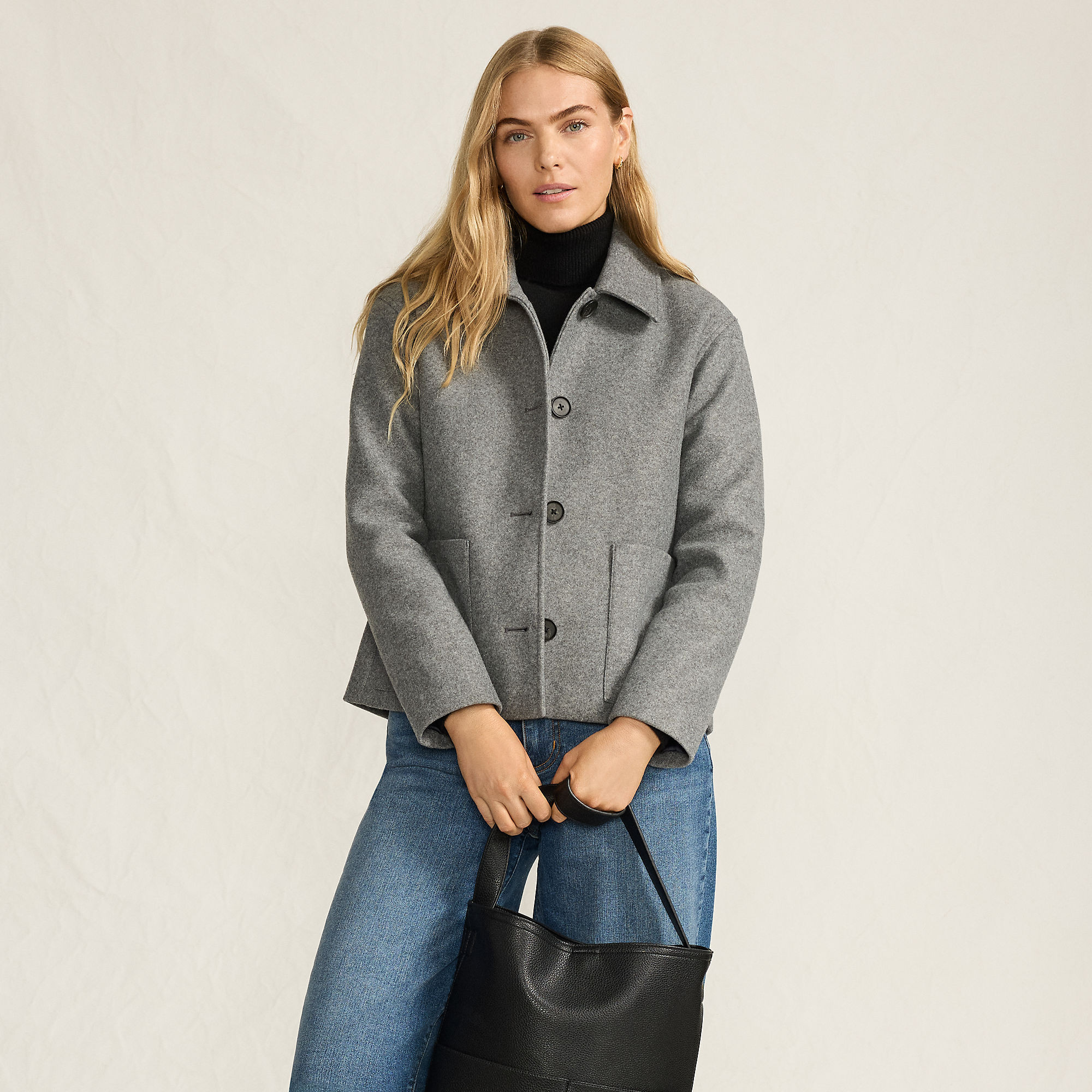 Women's Heritage Brushed Shirt Jacket | Lands' End (US)