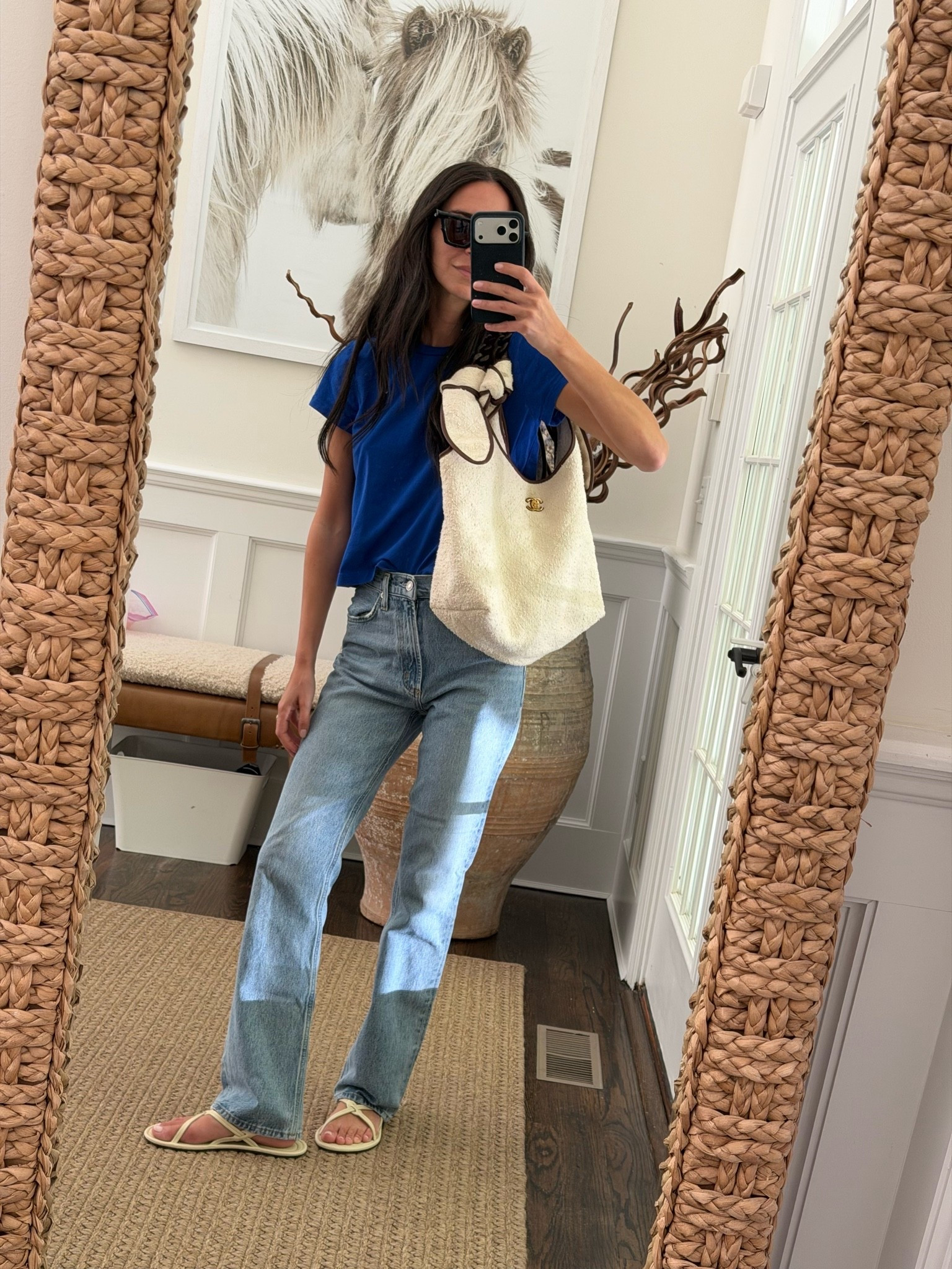 OOTD 💙 My sunglasses are Phoebe Philo

#LTKootd