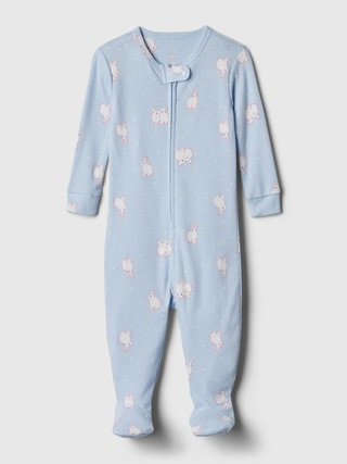 babyGap Organic Cotton PJ One-Piece | Gap (CA)