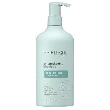 HAIRITAGE Next Gen, Coconut Milk Pistachio Strengthening Shampoo for Dry Damaged Hair, 15 oz | Walmart (US)