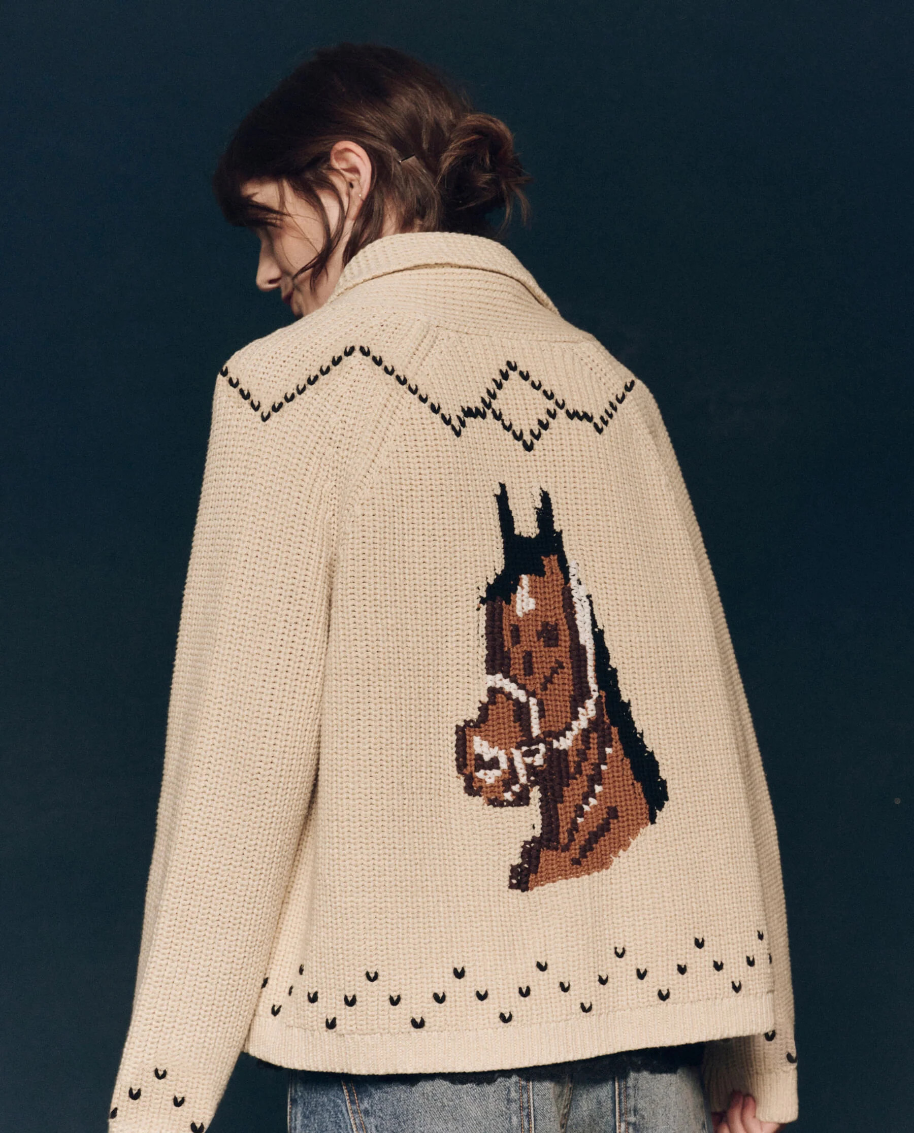 The Horse Lodge Cardigan. | THE GREAT.