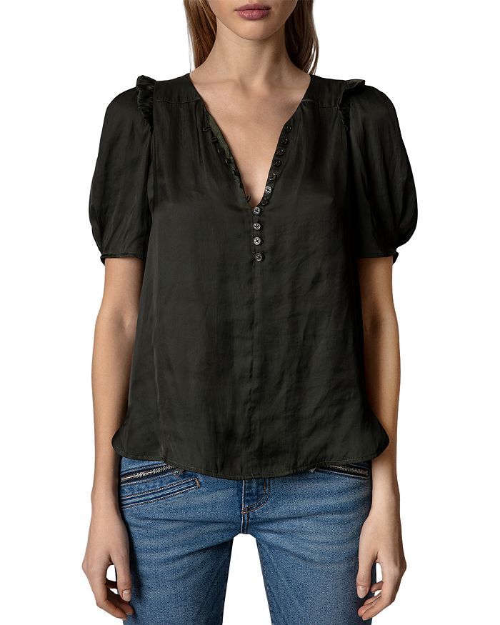 Twity Satin Blouse | Bloomingdale's (US)