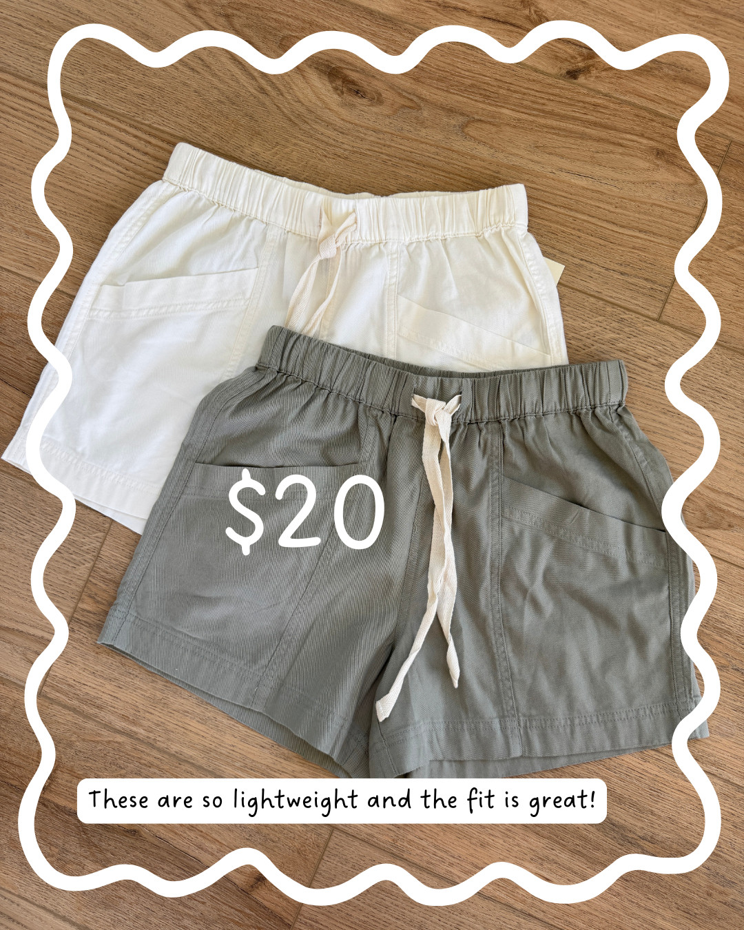 lightweight linen shorts that fit great! 

 #LTKSeasonal #LTKOver40 #LTKPetite
