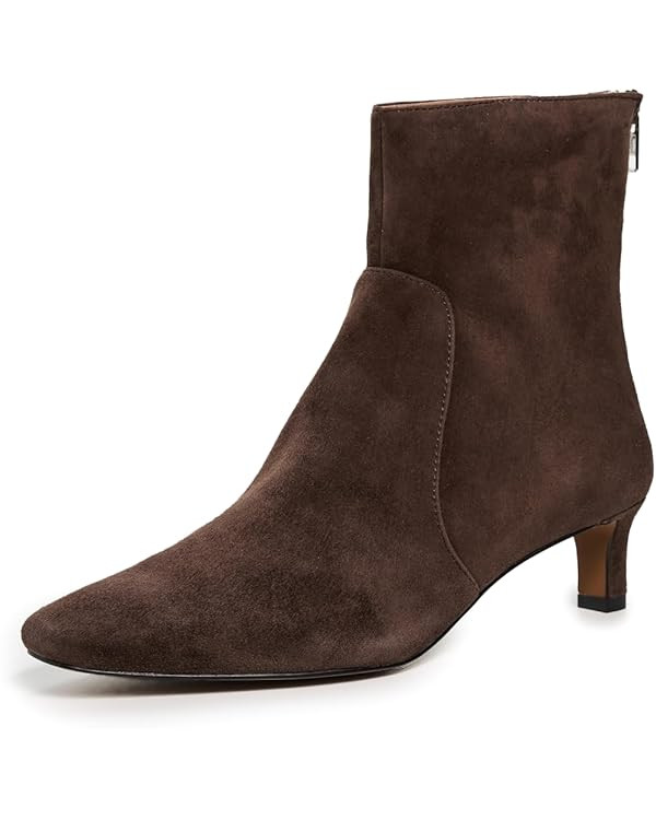 Madewell womens Dimes Kitten Heel Boot - Suede | Amazon (US)