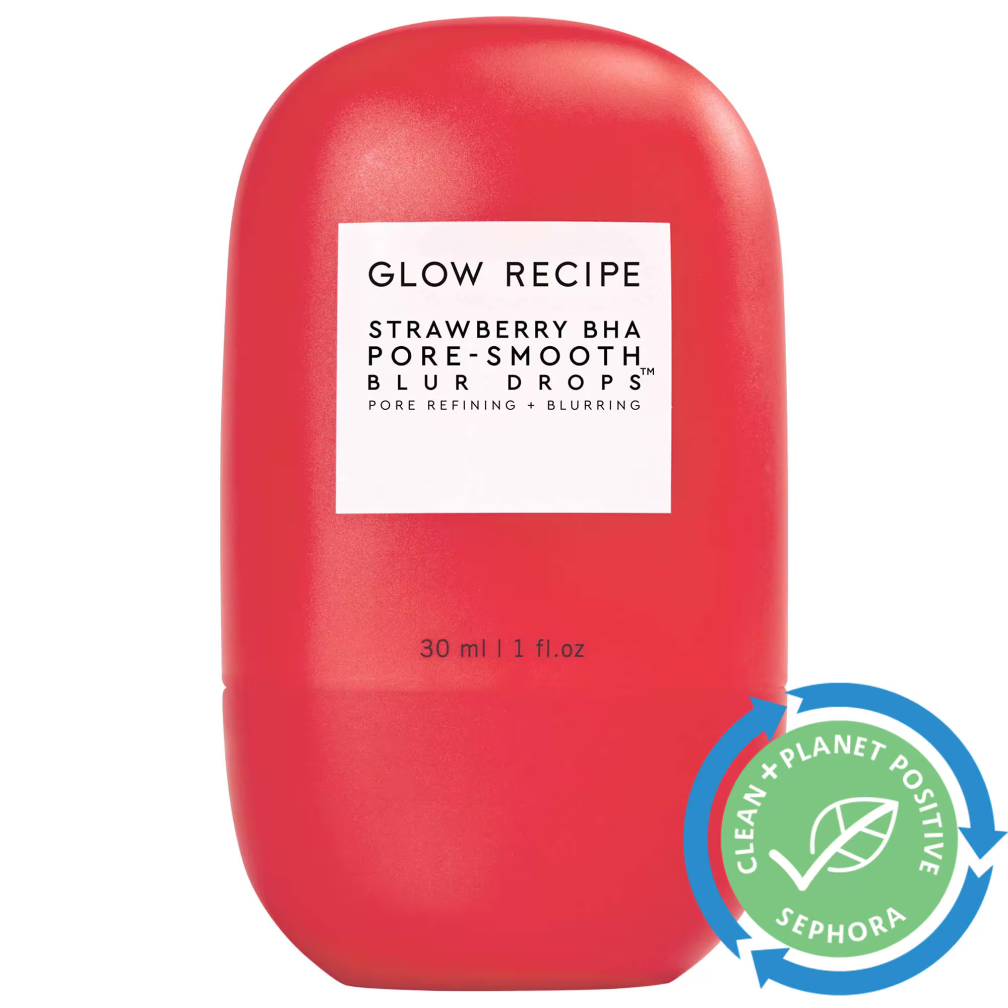 Glow Recipe Strawberry BHA Pore-Smooth Blur Drops 1 oz / 30 mL | Sephora (US)