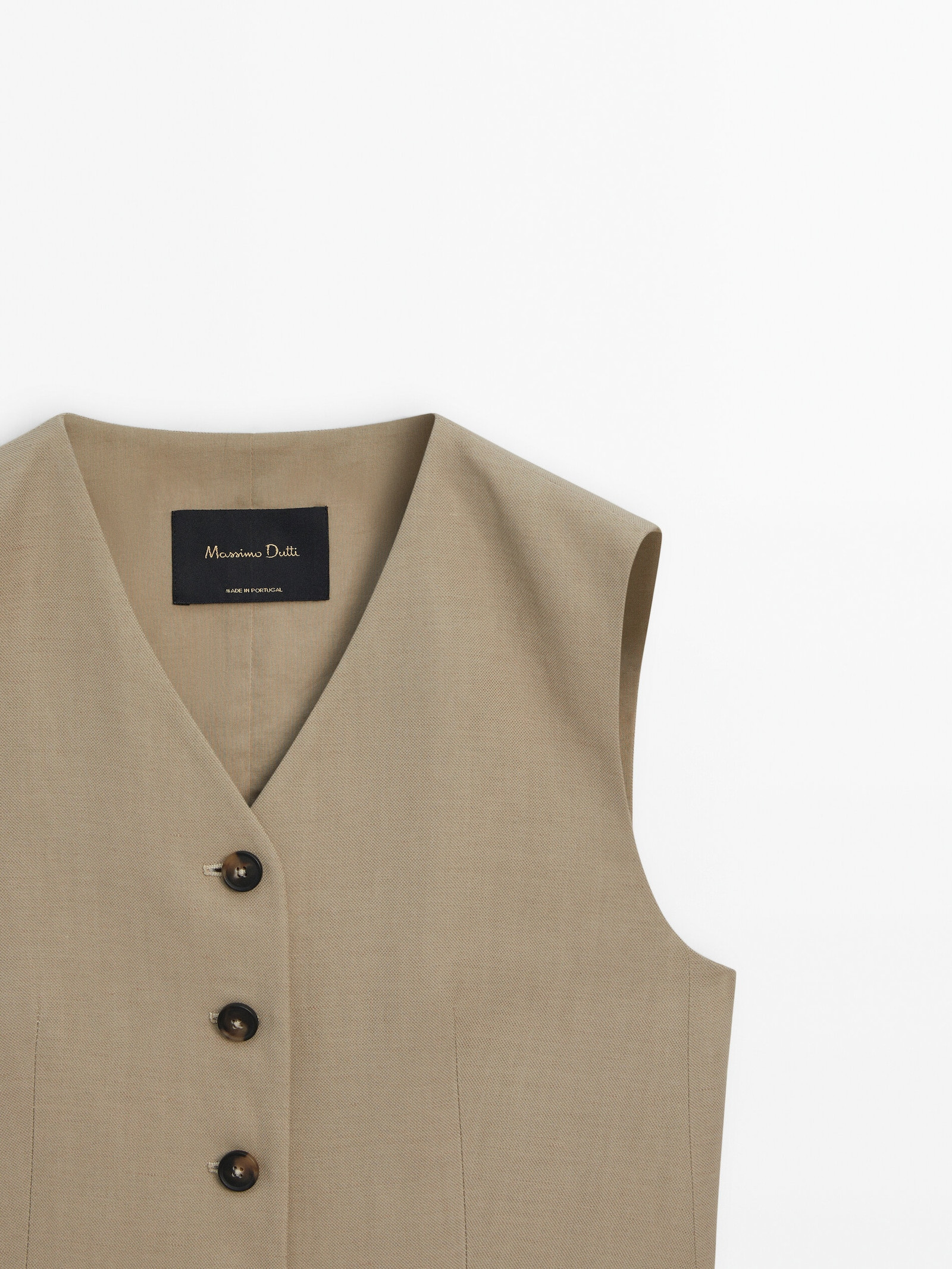 Short suit waistcoat | Massimo Dutti UK