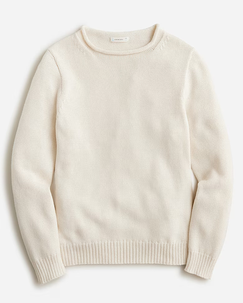 Boys' heritage cotton Rollneck™ sweater | J. Crew US