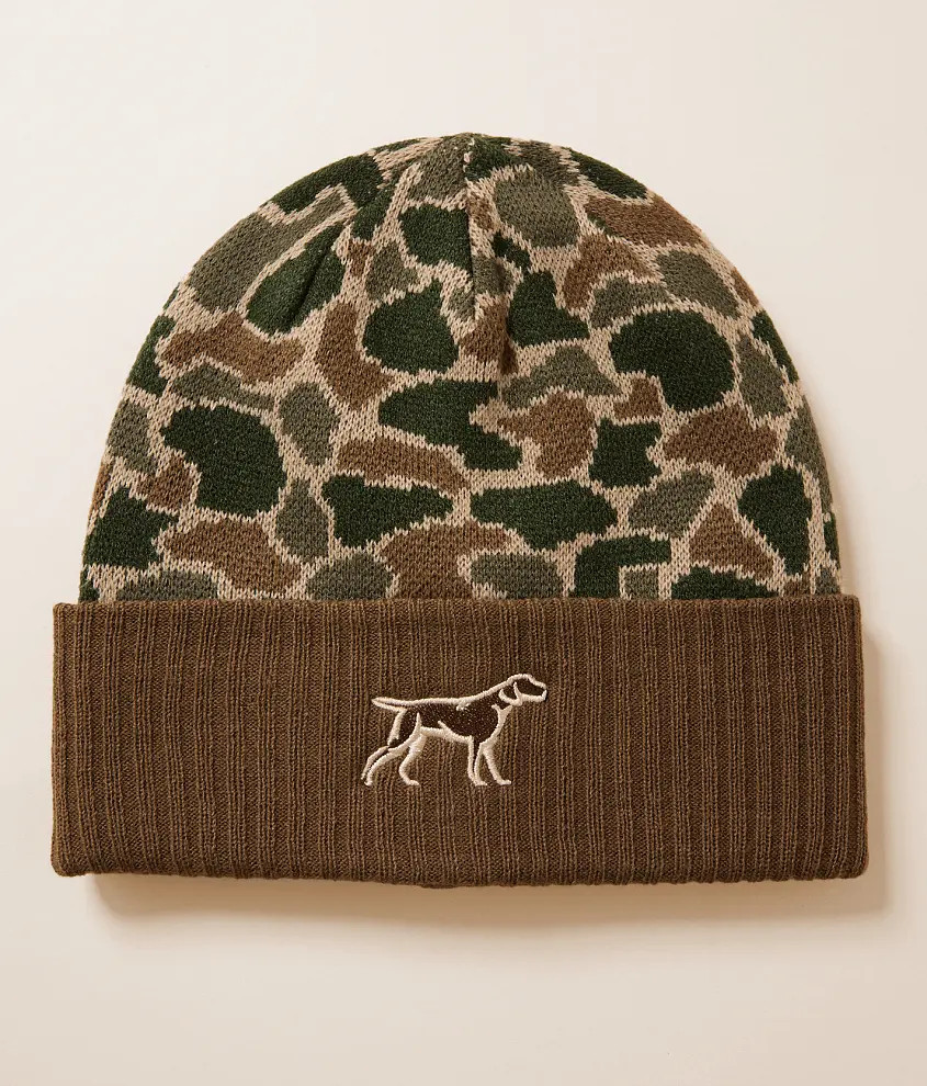 New + ExclusiveDog Camo BeanieFieldstonePrice $34.95What do you want to know about this product?... | Buckle