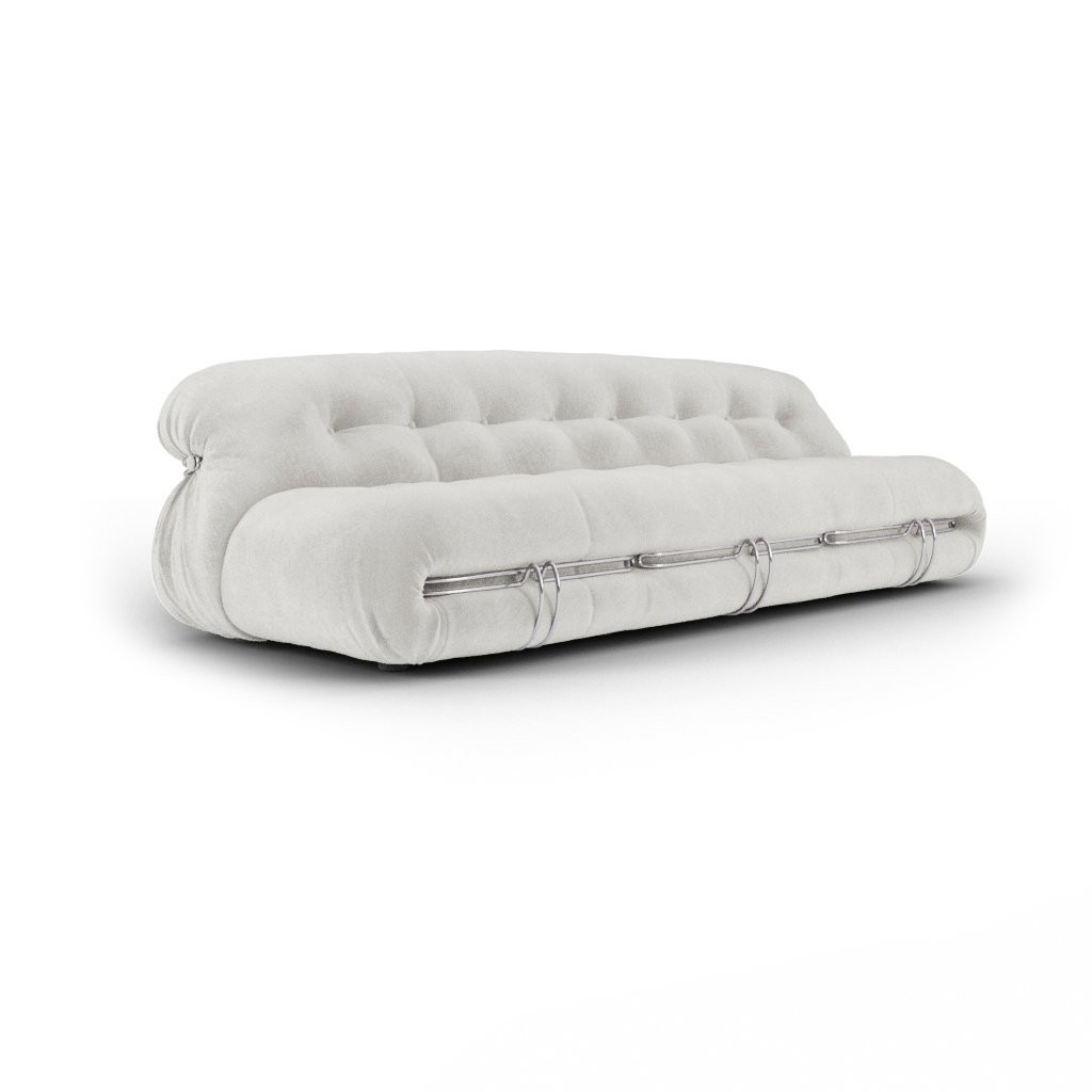 Soriana Sofa | Three Seater Performance Felt-Natural | Eternity Modern