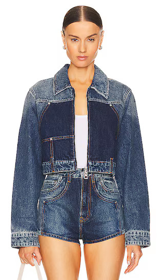 Avery Two Tone Utility Jacket in Tonal Utility | Revolve Clothing (Global)