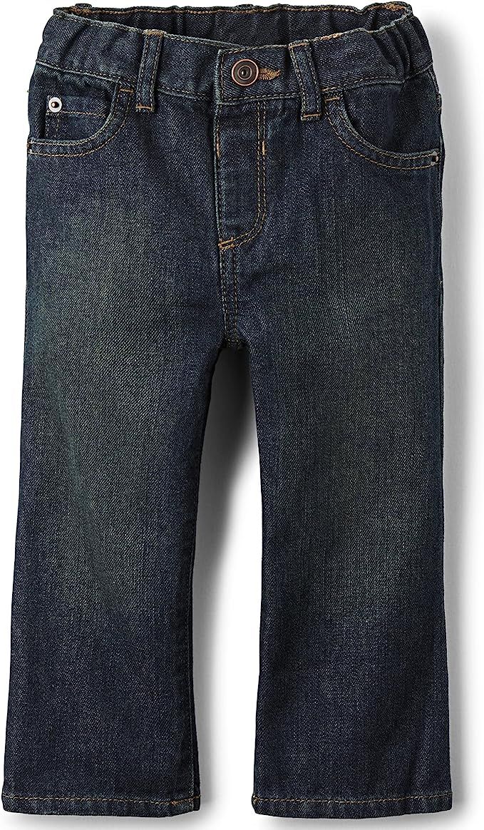 A classic bootcut look fitted through the thigh with a flare leg opening, 5-pocket styling and EZ... | Amazon (US)