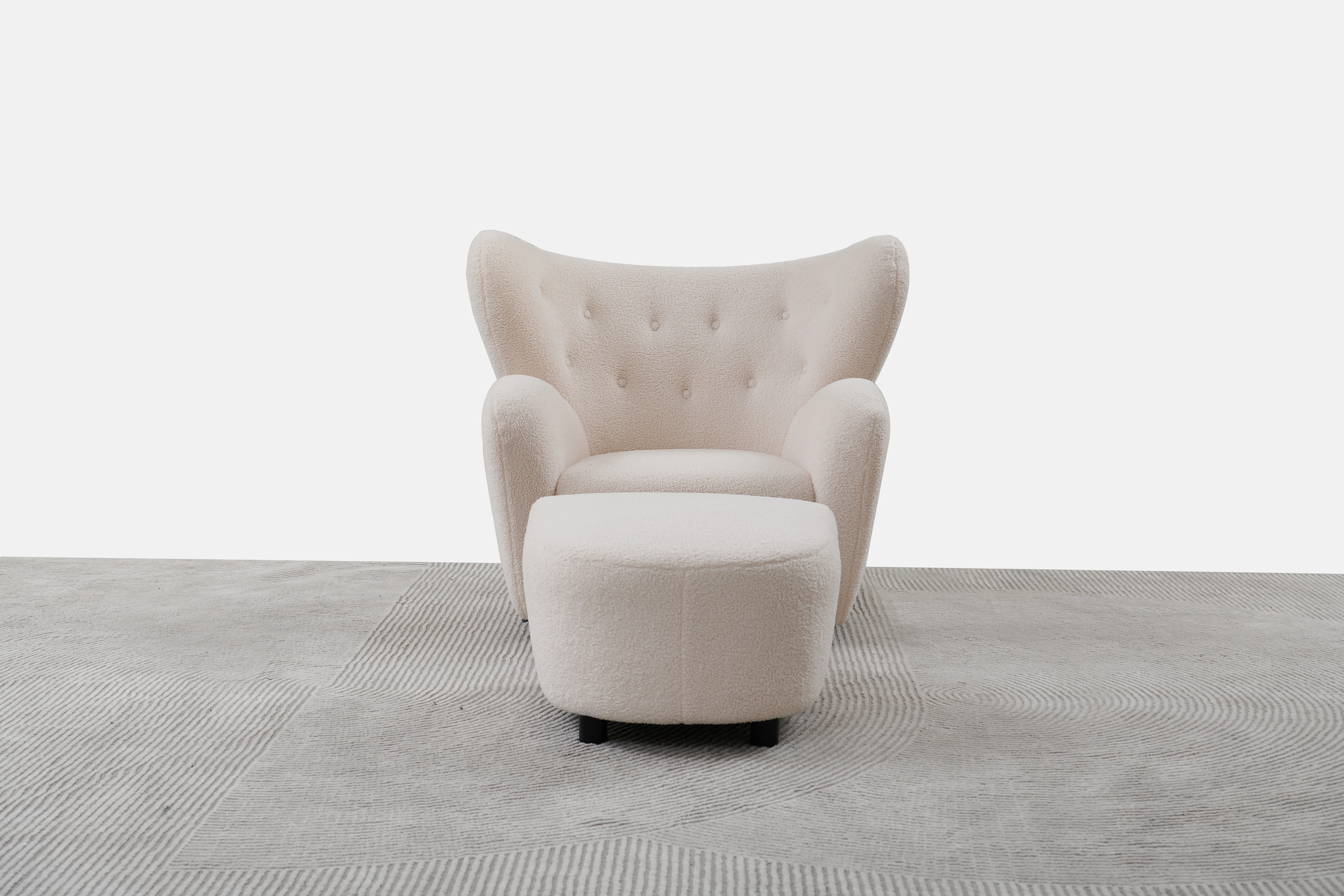 Tiredman 40.5'' Wide Tufted and Ottoman | Wayfair North America