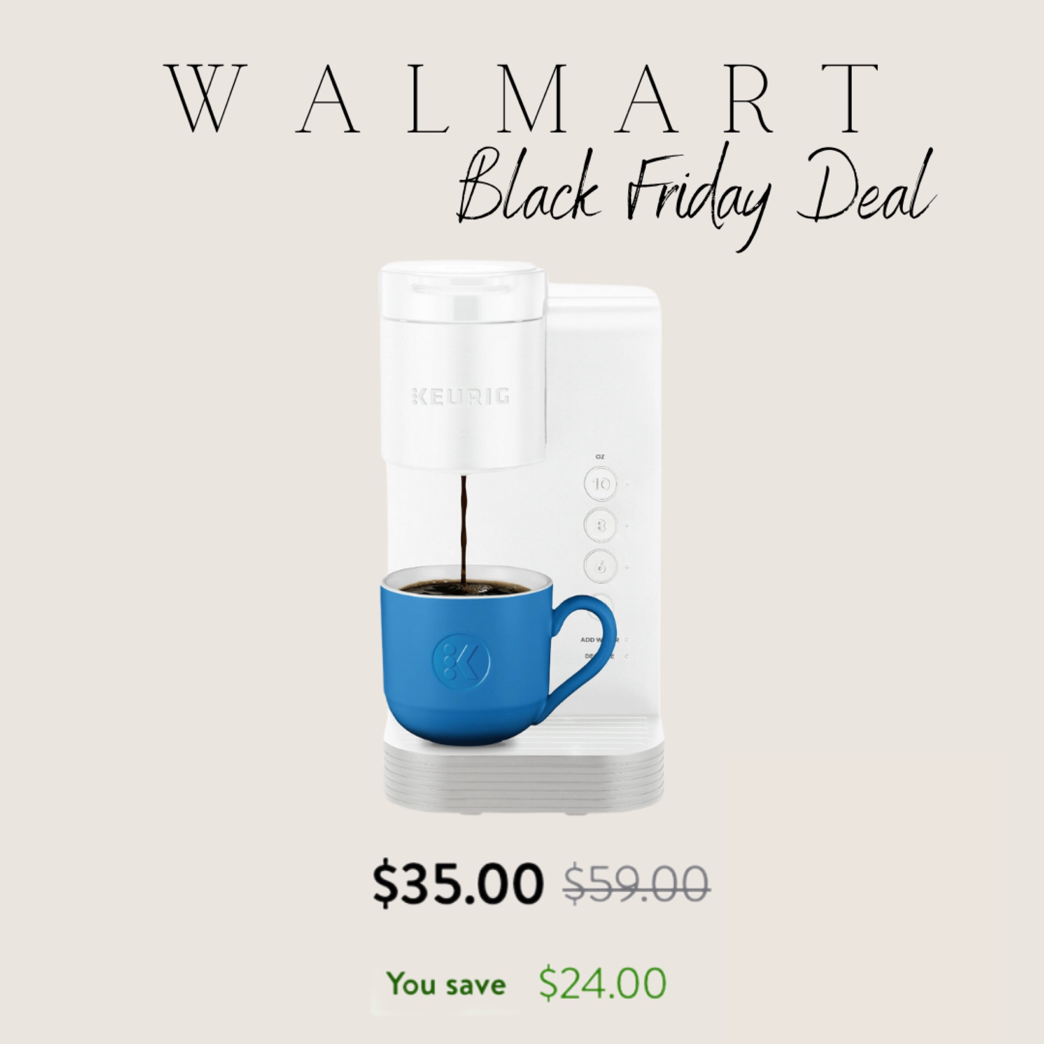 Walmart's Black Friday Keurig deal has a space-saving coffee maker