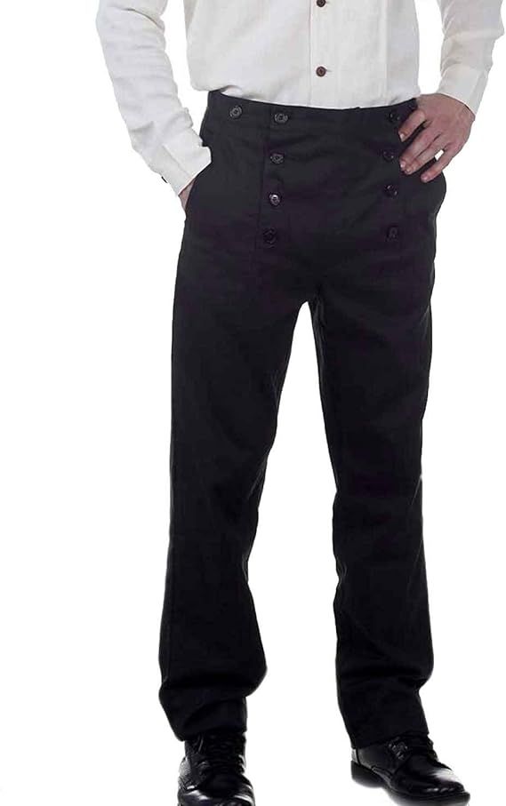 ThePirateDressing Steampunk Victorian Cosplay Costume Architect Men's Pants Trousers | Amazon (US)