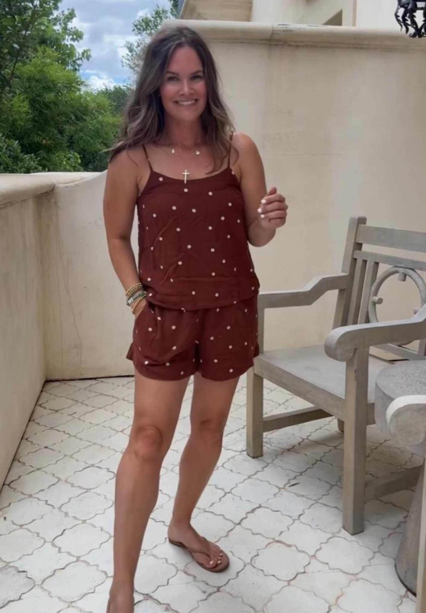 This set! Polka dots are trending. So easy to have an instant outfit.

#LTKootd #LTKmomlife #LTKSeasonal