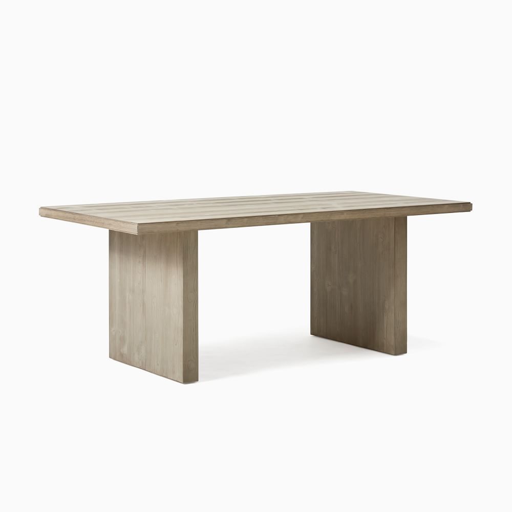 Santa Rosa Plank Dining Table, 76&amp;quot;, Driftwood | West Elm (US)