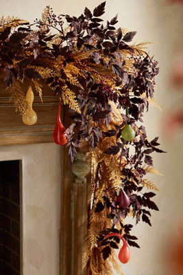 Faux Purple Foliage Garland, 6’ | Anthropologie (US)