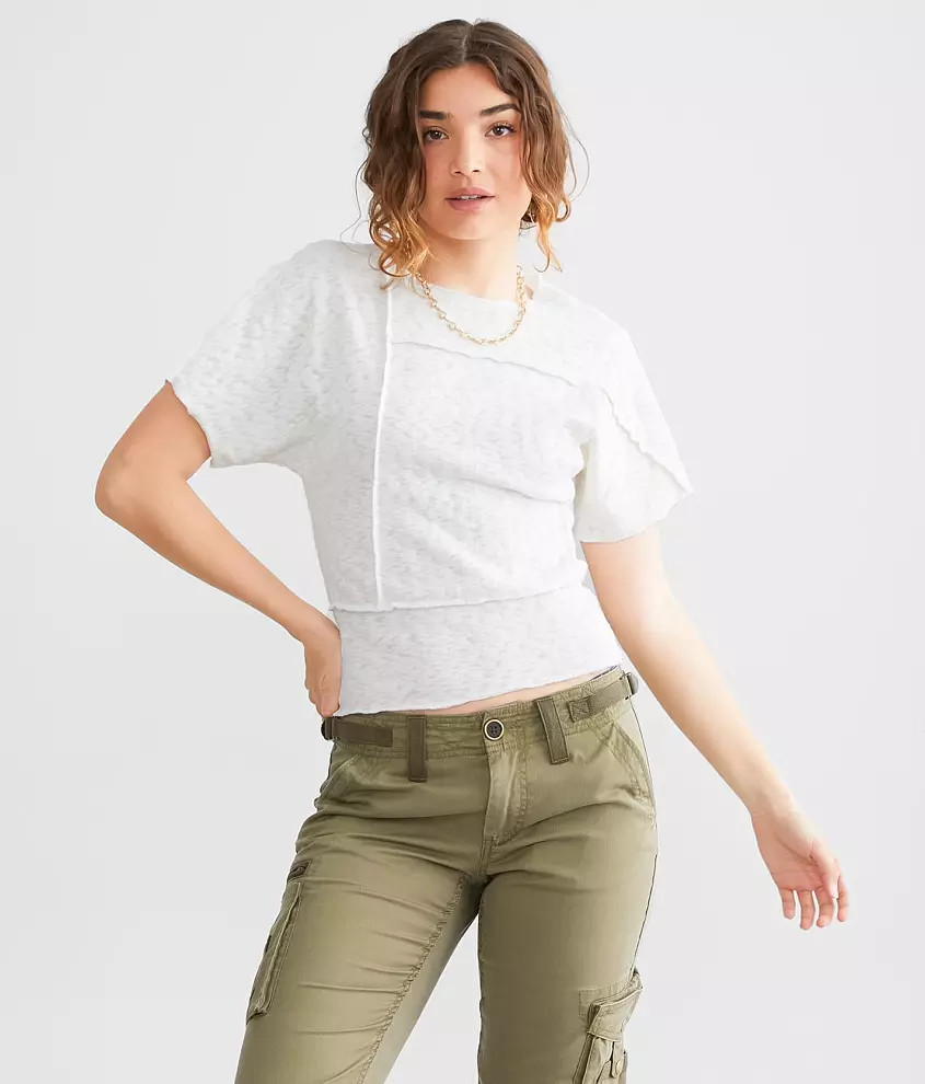 Exposed Seam Top | Buckle