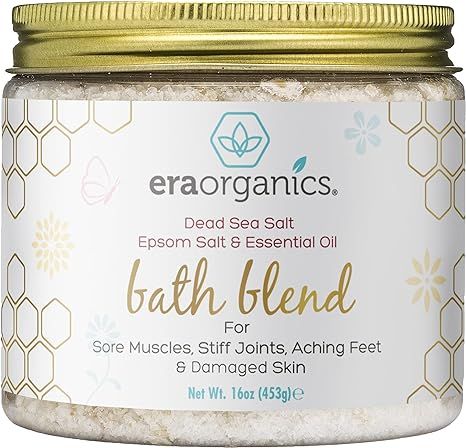 Era Organics Epsom Salt Lavender Bath Salt Blend - Organic Bath Salts to Soothe Aches - Pregnancy... | Amazon (US)