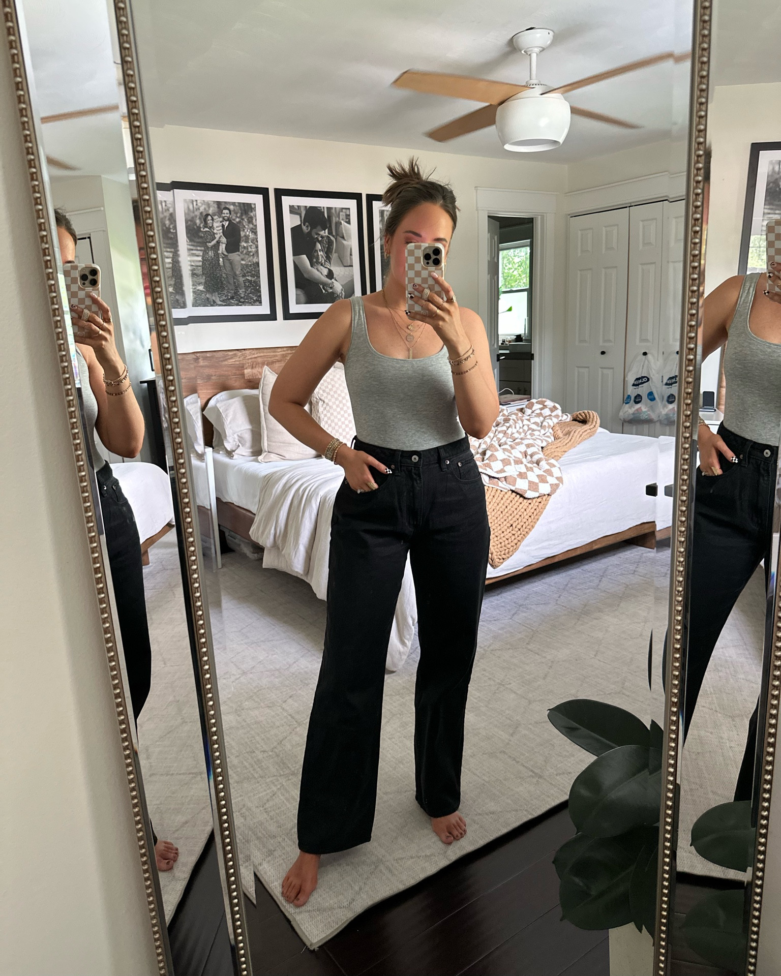 Todays basics 🤍 love both of these pieces so much. So comfortable! I’m a size 28 in the jeans + a medium in the bodysuit! 

Your parade, Abercrombie jeans, Abercrombie curve love, basics, fall basics, bodysuit 

#LTKstyletip #LTKfindsunder50 #LTKSeasonal