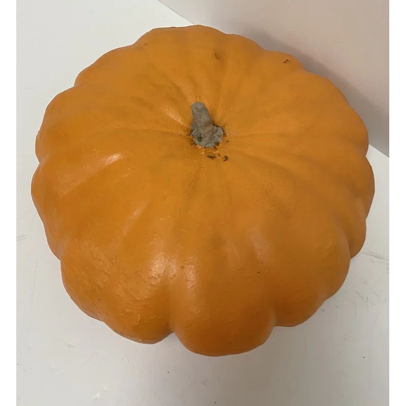 Flat Pumpkin Figurine | Wayfair North America