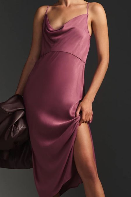 Satin dress for the new year

#LTKHoliday #LTKstyletip