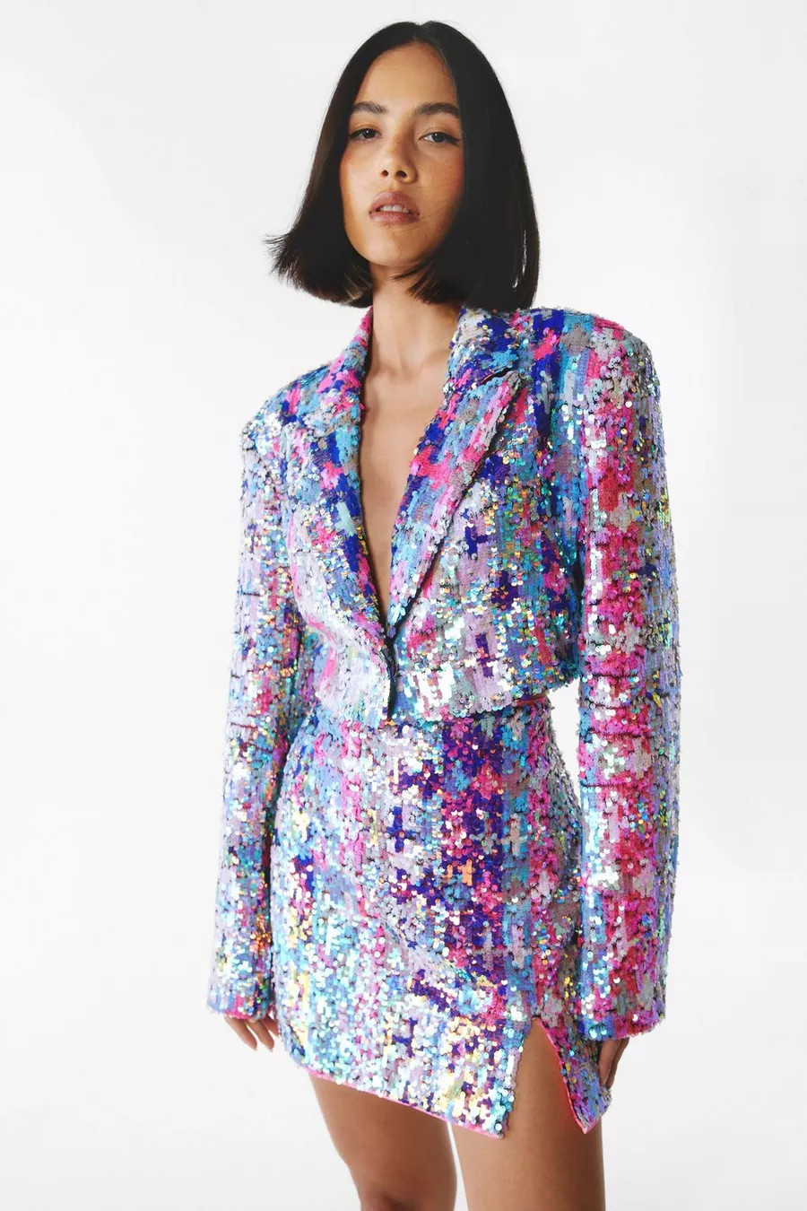 Premium Sequin Mini Skirt | Nasty Gal (US)