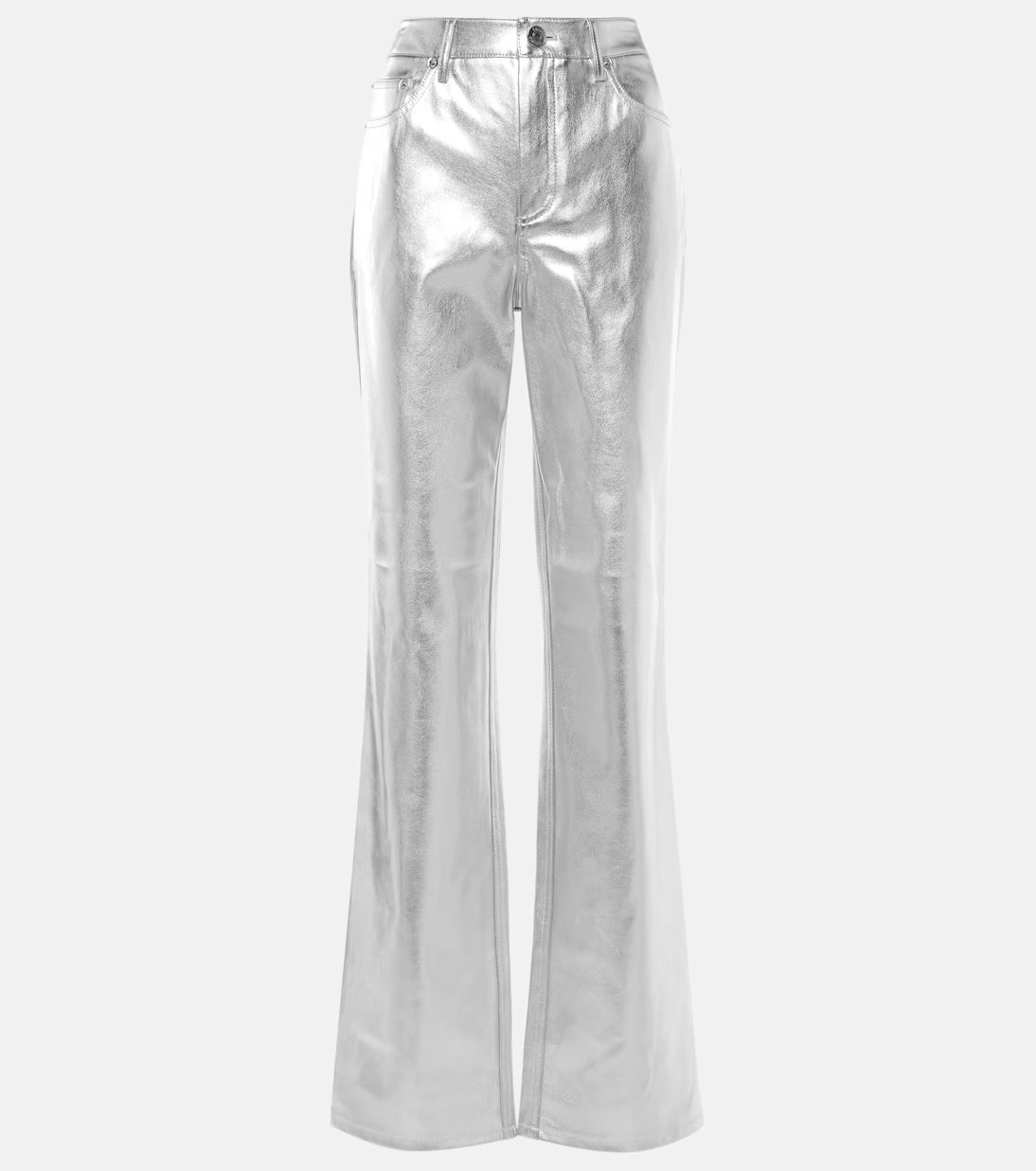 Chisel faux leather straight-leg pants | Mytheresa (US/CA)