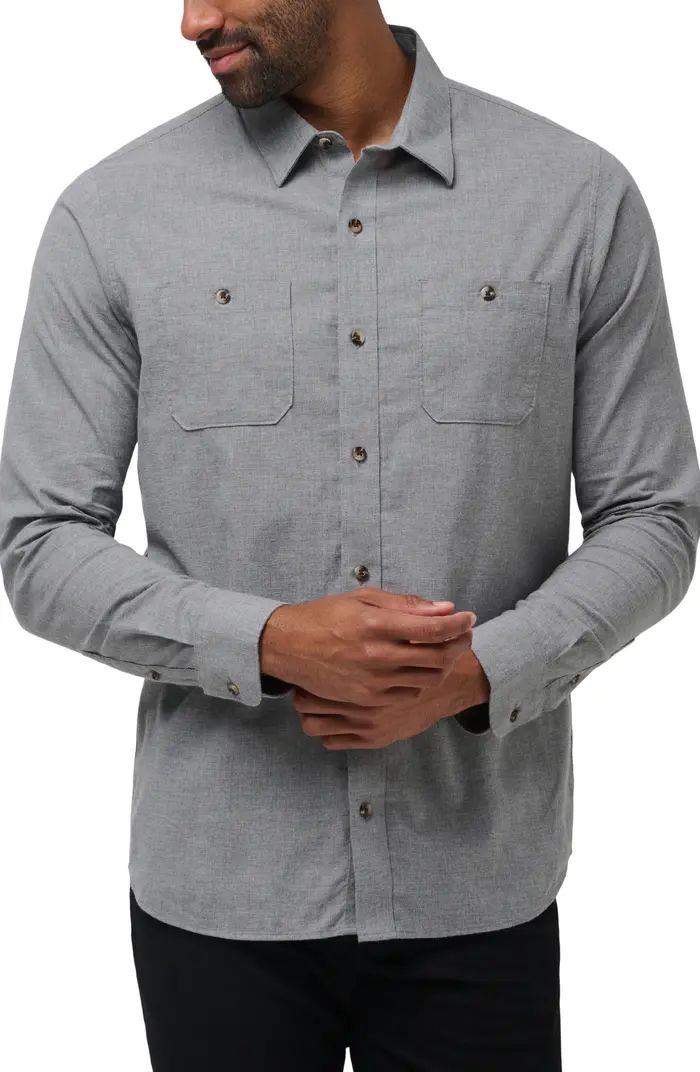 Cloud Flannel Button-Up Shirt | Nordstrom