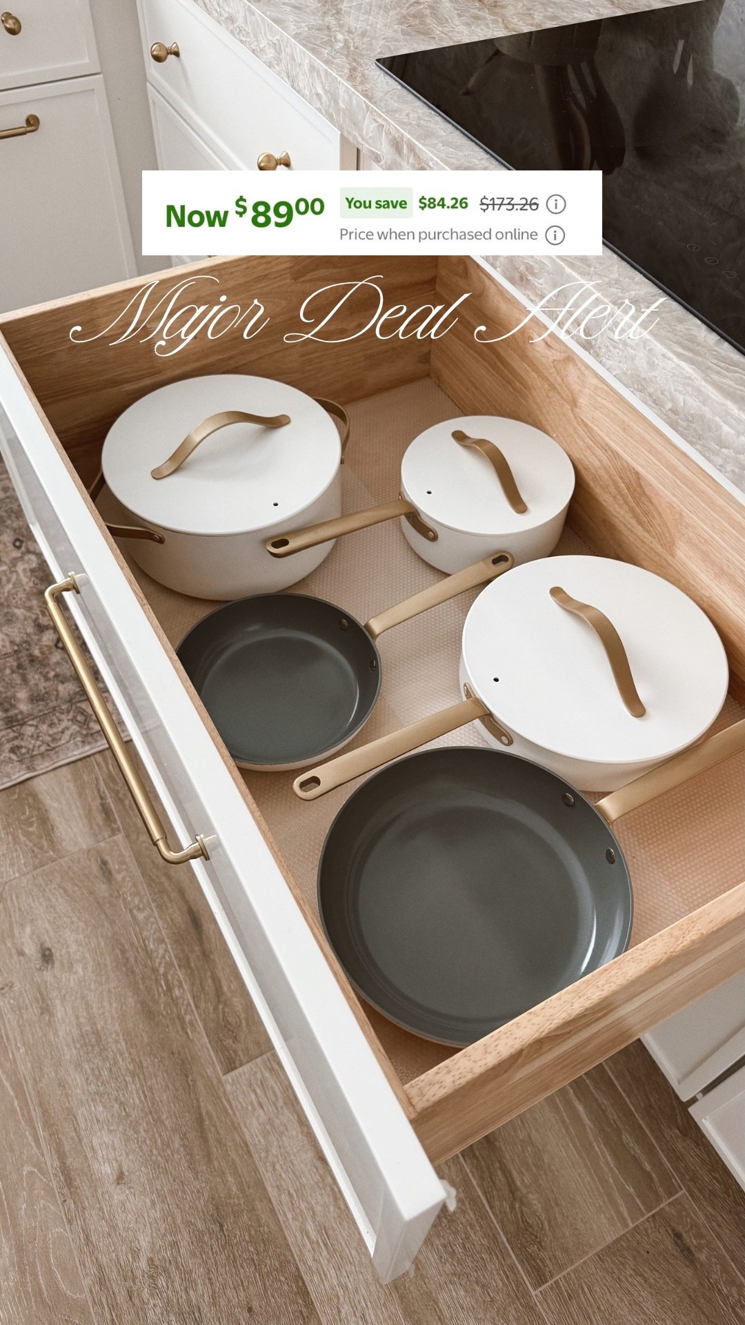 DEAL ALERT - my cookware set is on sale for $89!! This is a 21 pc set and even has bakeware included! (Also makes a great gift) 🎁 

#walmart #walmartdeal #cookware #cookwareset #giftidea #kitchen 

#LTKSaleAlert #LTKGiftGuide #LTKHome