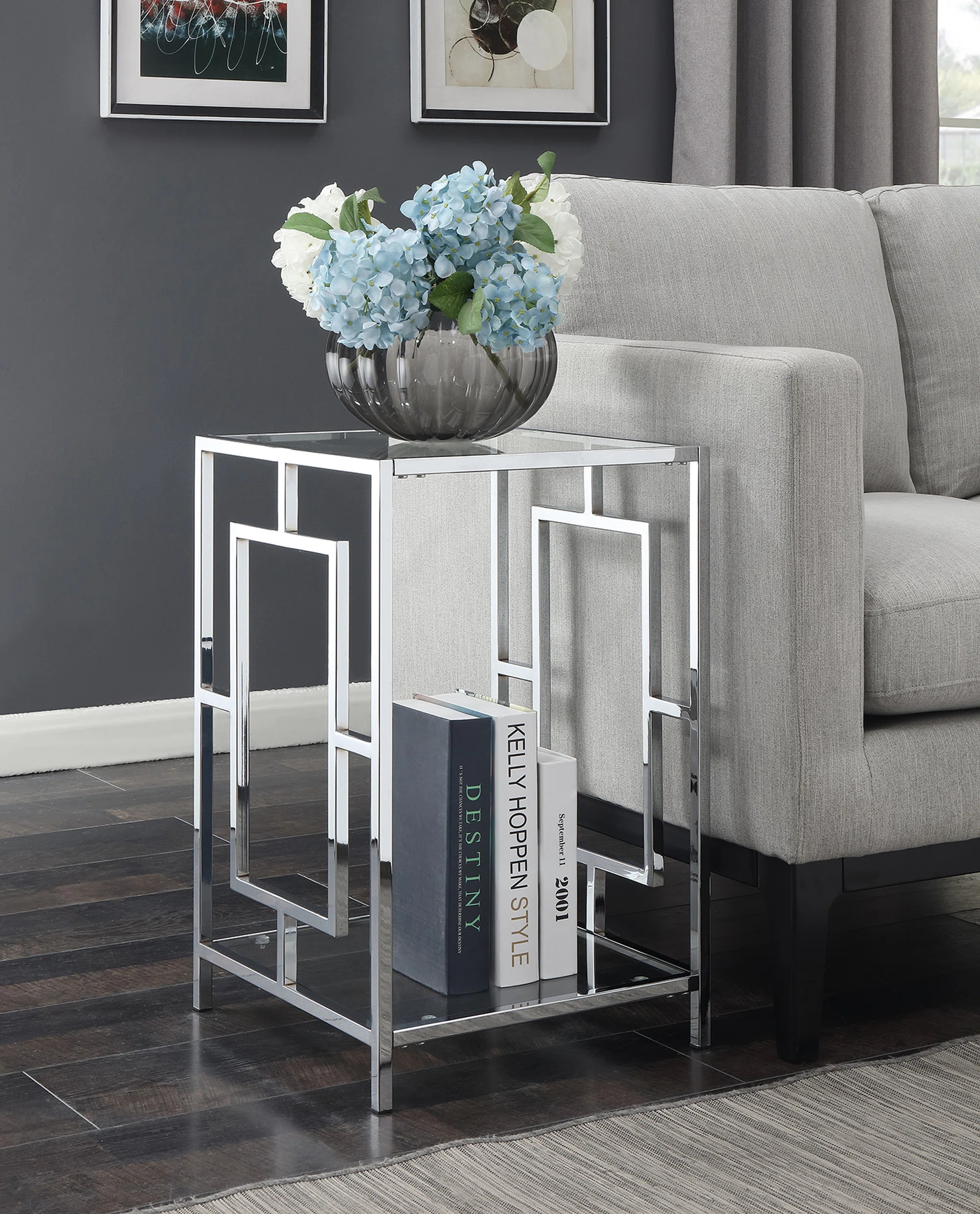 House of Hampton® Sapienza Metal Frames End Table with Shelves & Reviews | Wayfair | Wayfair North America