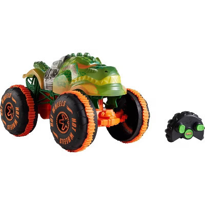Hot Wheels Monster Truck Dino Remote Control Vehicle 1:15 Scale - 2pk | Target