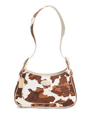 Leather Zip Top Shoulder Bag | Handbags | Marshalls | Marshalls