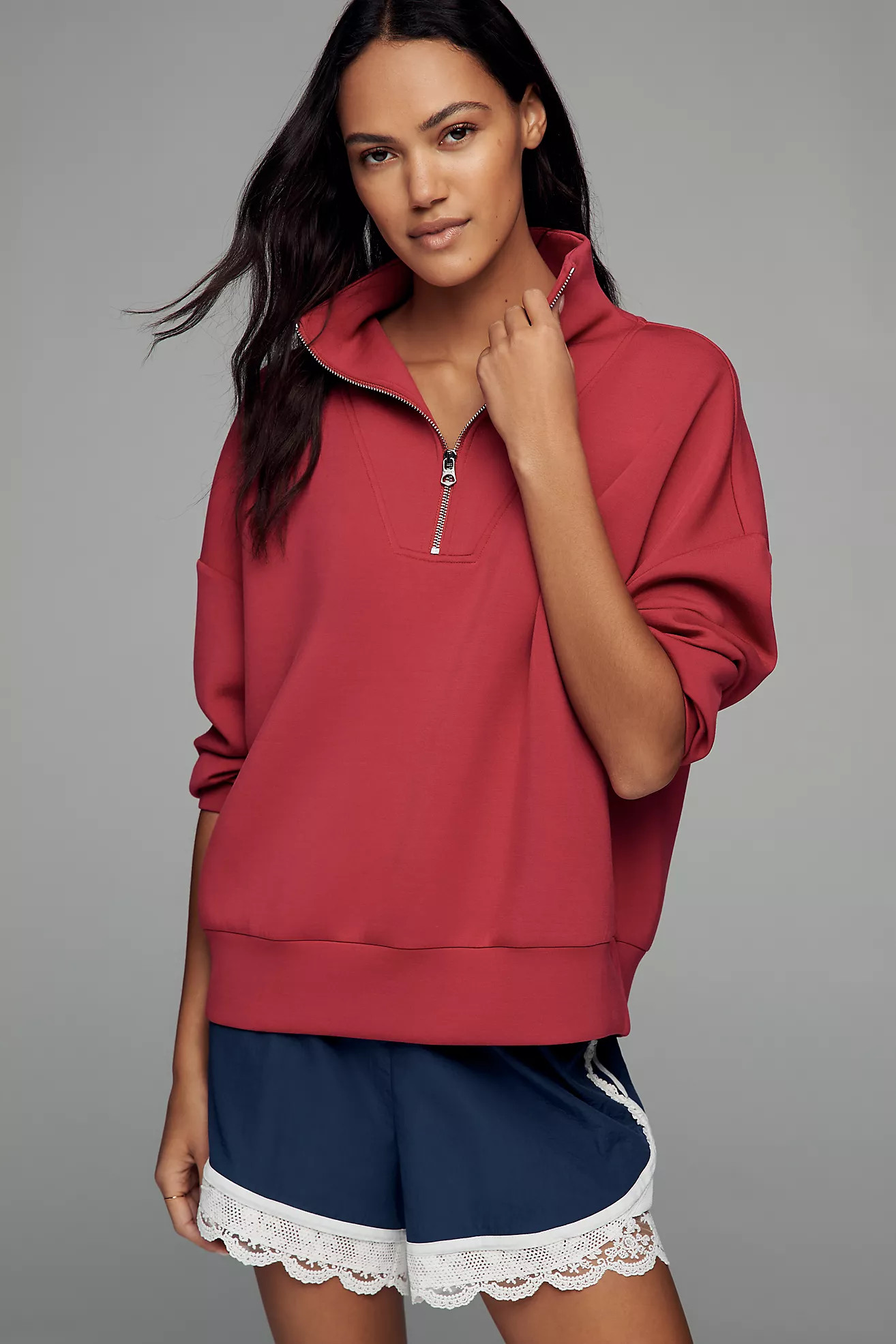 Varley Hawley Half-Zip Sweatshirt | Anthropologie (US)