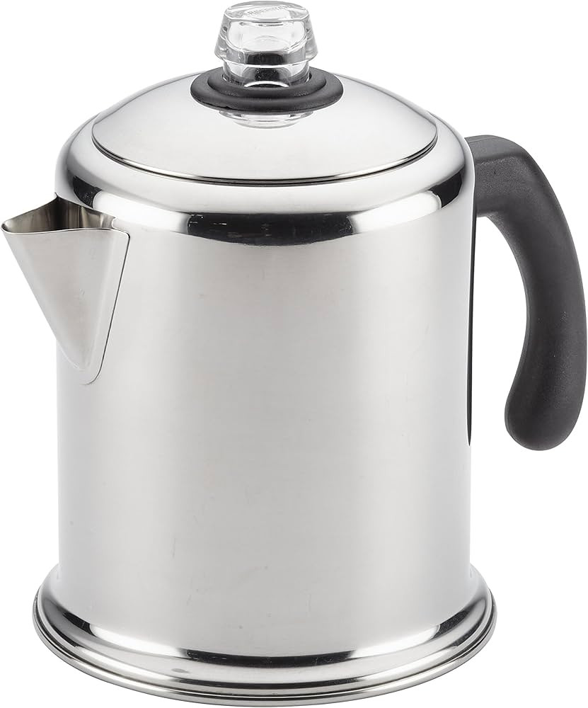 Farberware 47053 Classic Stainless Steel Yosemite 12-Cup Coffee Percolator, 12 Cup Coffee Maker, ... | Amazon (US)
