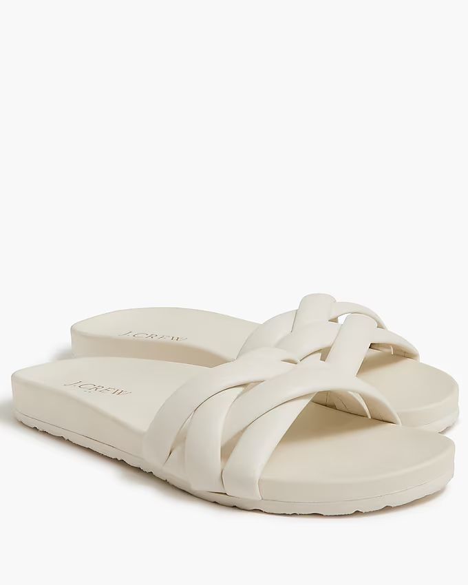 Crisscross slide sandals | J.Crew Factory