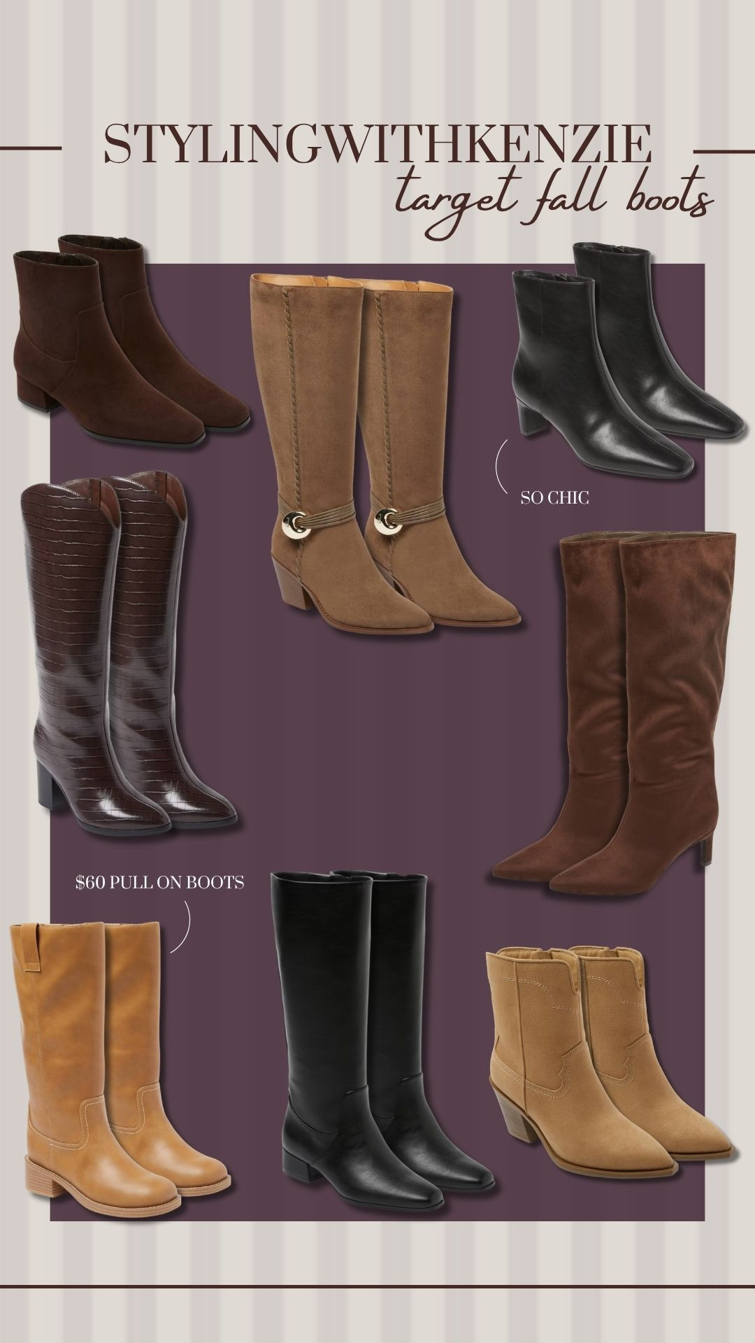 TARGET FALL BOOT PICKS!! 

#LTKStyleTip #LTKFindsUnder100 #LTKSeasonal