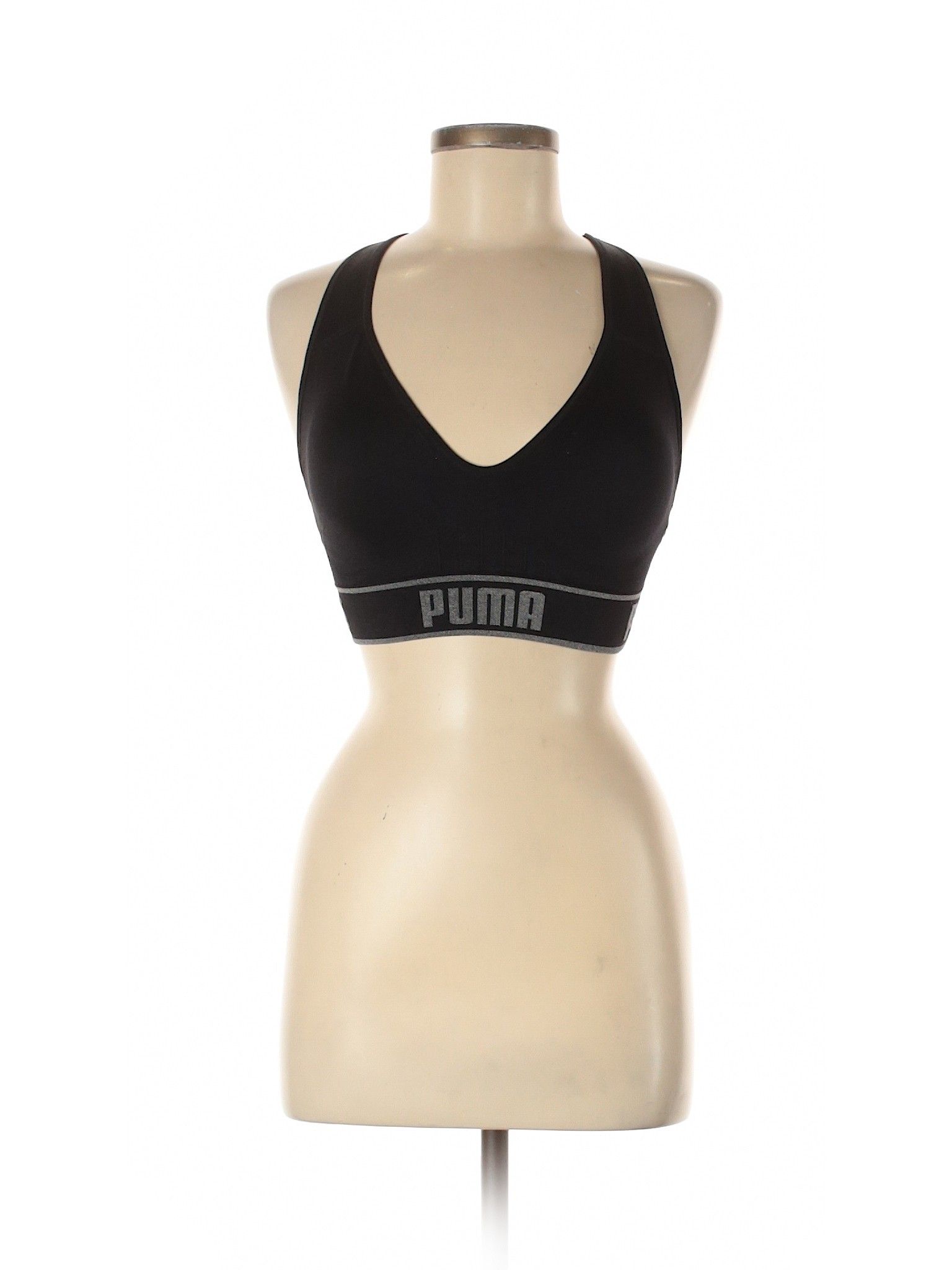Puma Sports Bra Size 8: Black Women's Activewear - 56022288 | thredUP