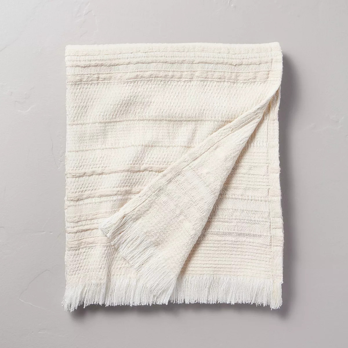 Textured Rib Stripe Dobby Throw Blanket - Hearth & Hand™ with Magnolia | Target