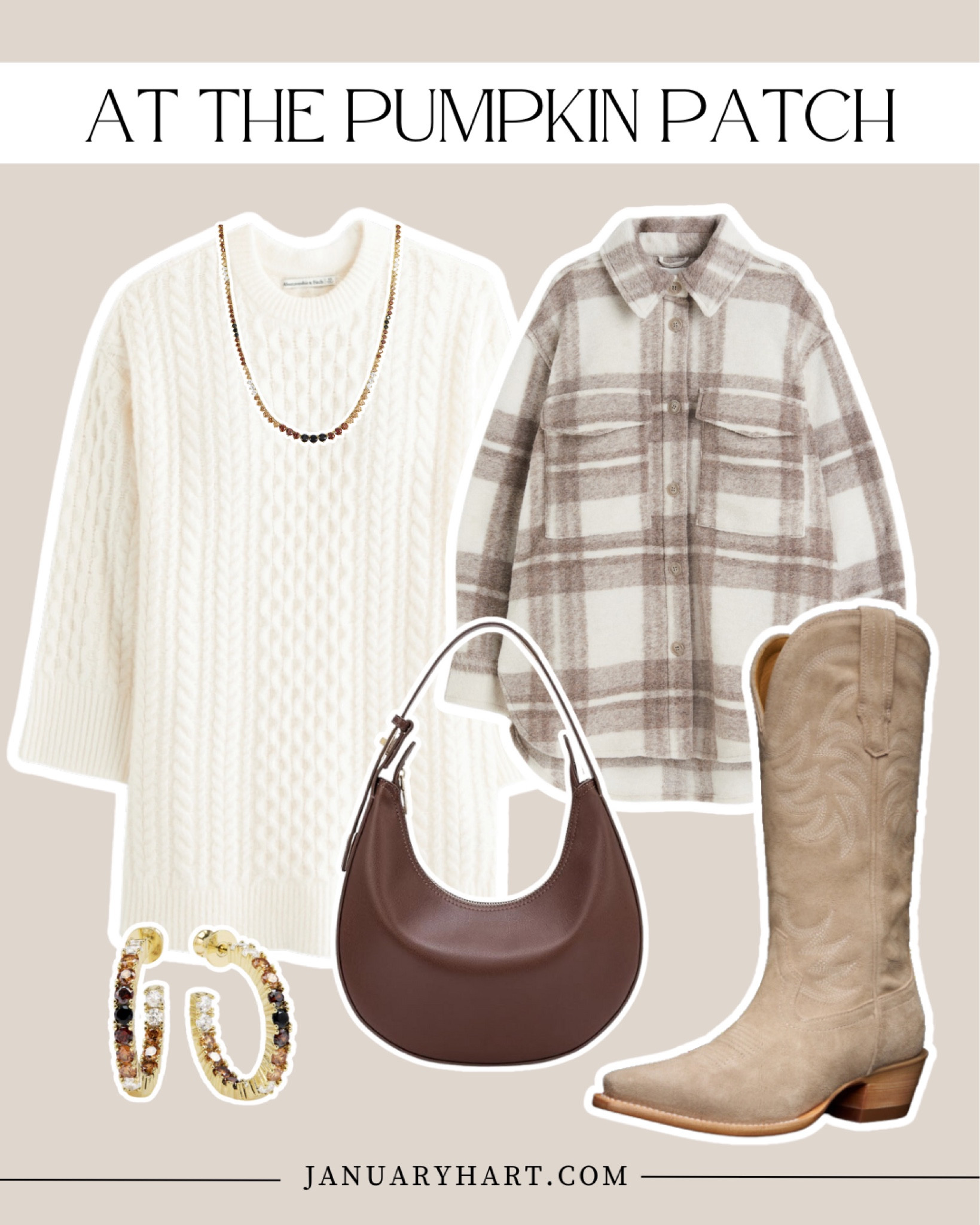 The October Lookbook 🍁

Fall outfit ideas, neutral outfits, pumpkin patch outfit, fall boots, sweater dress

#LTKSeasonal #LTKStyleTip #LTKFindsUnder100