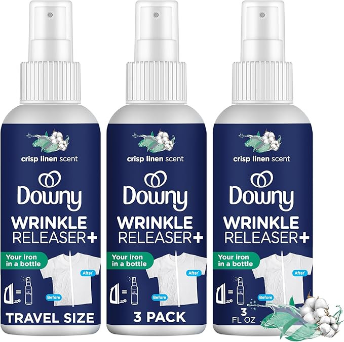 Downy Wrinkle Release Spray, Travel Size Spray, All In One Formula, Removes Wrinkles, Static and ... | Amazon (US)