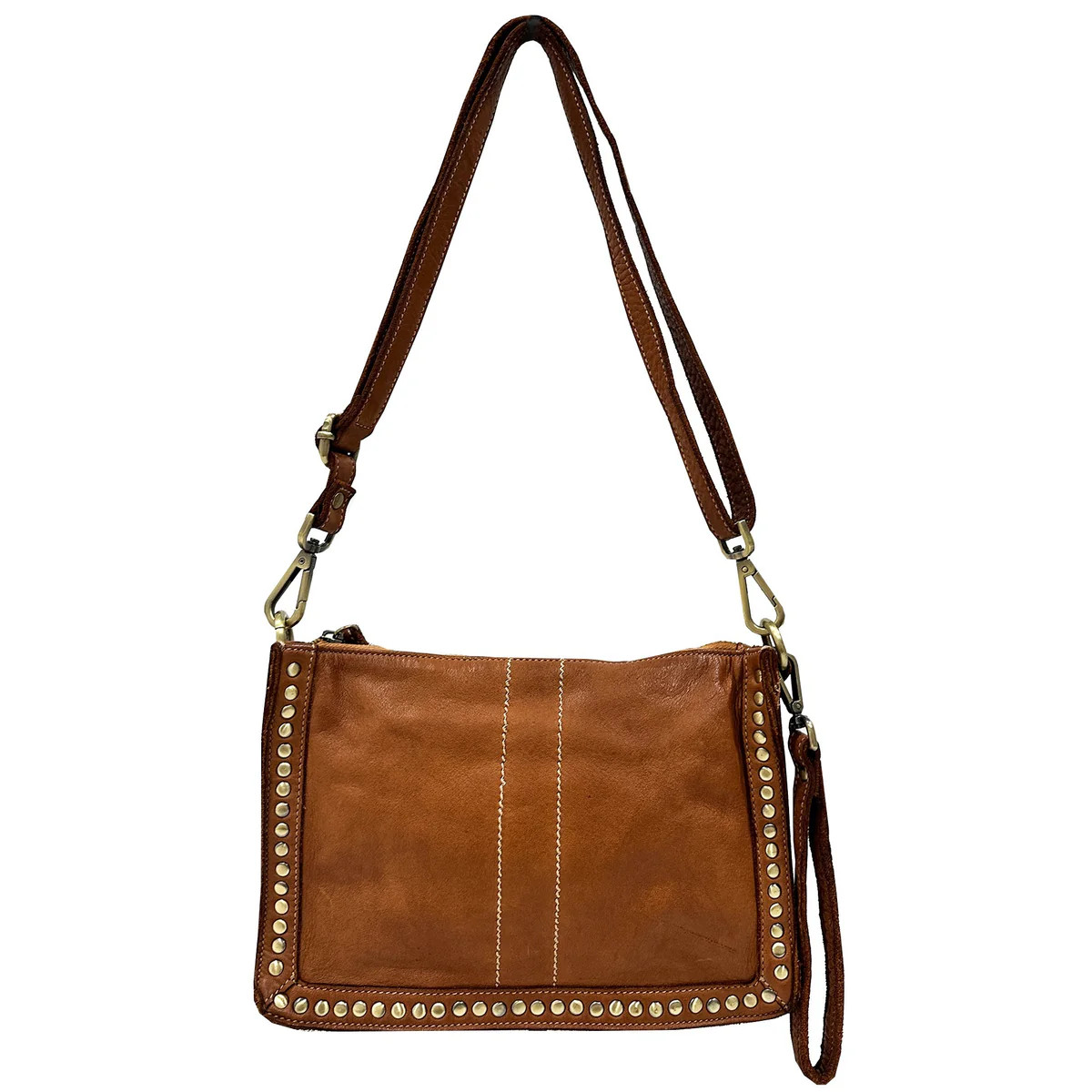 Marisa Clutch Cognac | Bolsa Nova Handbags
