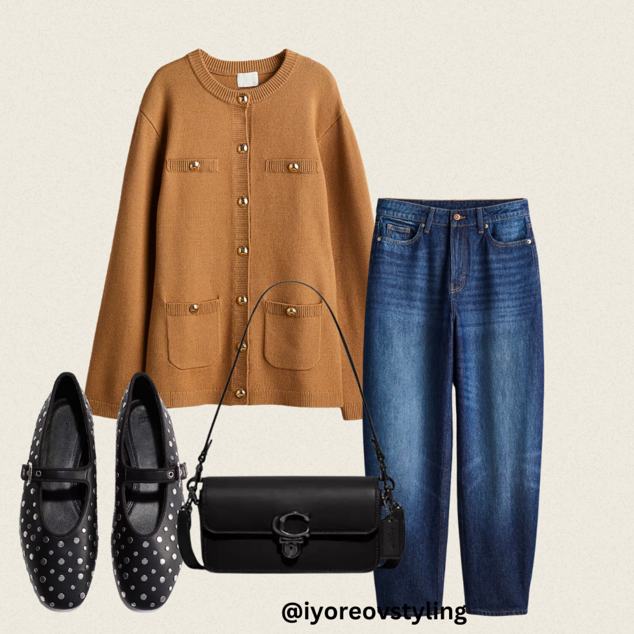 Cardigan and barrel jeans for early fall style 

#LTKstyletip #LTKbag #LTKworkwear