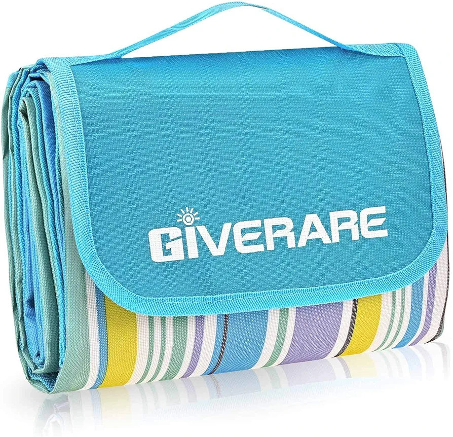 GIVERARE Picnic Beach Blanket, XL Sandfree Waterproof Outdoor Camping Blanket, Quick Drying Oxfor... | Amazon (US)